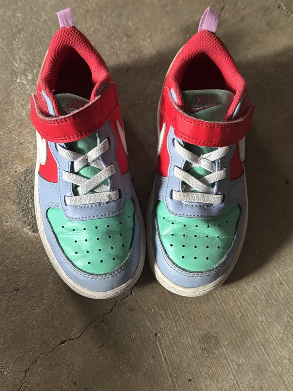 Nike Kids Low-Top Sneakers - Pink, Mint & Light Blue